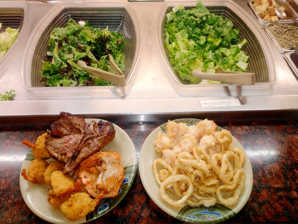 Sakura Buffet all-you-can-eat selection