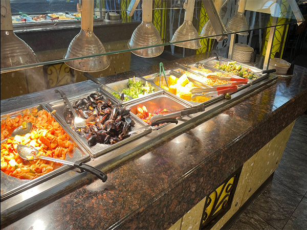 Sakura Buffet Asian buffet spread